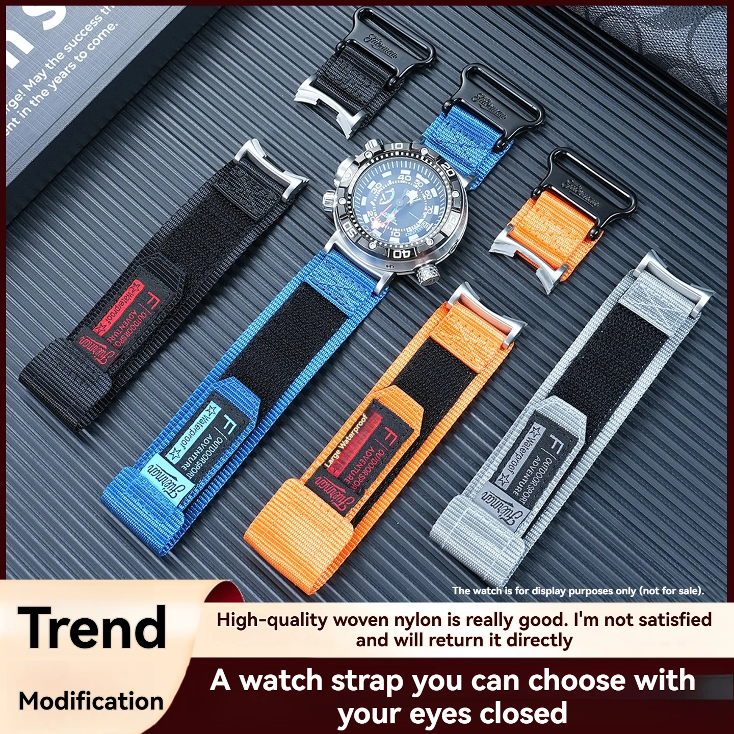 Suitable for Citizen size monster watchband BN2021_03E BJ8050_08E stainless steel lugs adapter strap replacement accessories