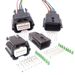 1 Set 8 Way Auto Replacement Sockets 7283-8855-30 7282-8855-30 AC Assembly Car Male Female Docking Cable Adapter With Cables