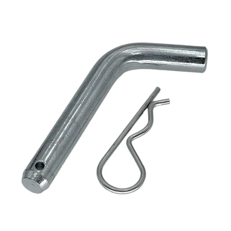 

Bent Hitch Pin 5/8”Dia16mm for Secure Mounting of Hitches and Axles Heavy Duty Steel 1 Pin and 1 R-Clip Trailer Accessories