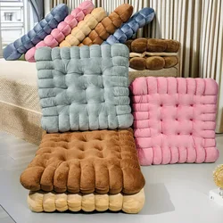 Cookie Biscuit Cushion Soft Cute Throw Pillow Square Thicken Seat Decorative Flooring for Living Room Household Chair