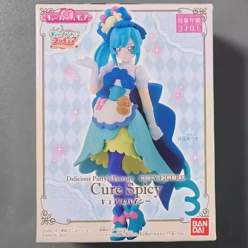 BANDAI Anime Pretty Cure Cure Melody Cure Yum-Yum Christmas Gifts or Collection Genuine Action Figure Model Toys in Shelf