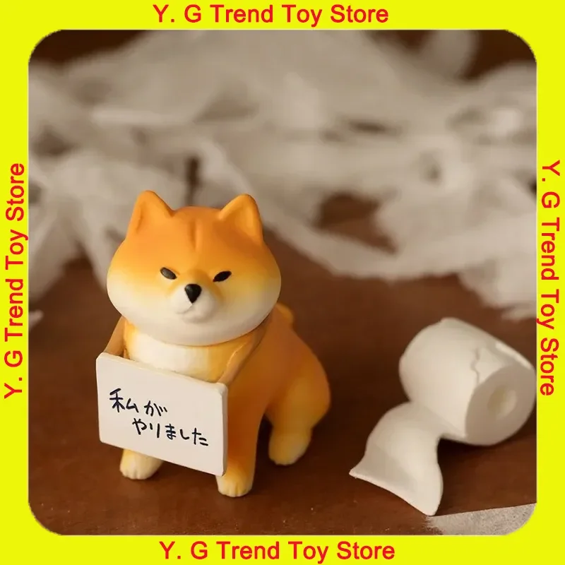 

New Dog Firewood Blind Box Dog Unwilling To Go Home Corgi Bomei Figure Cute Desktop Decoration Kids Trendy Toys Surprise Gift