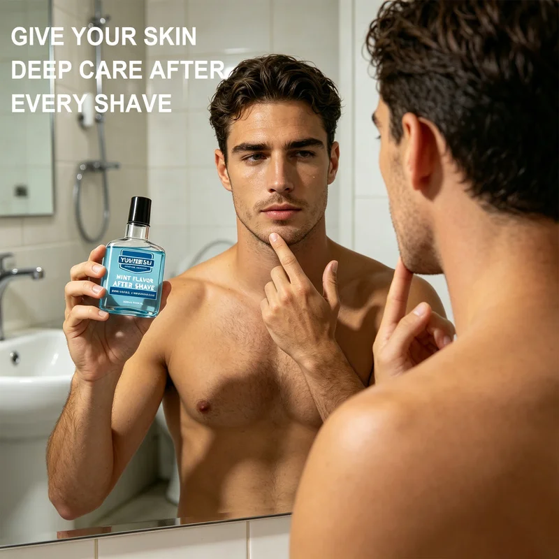 Mint aftershave lotion