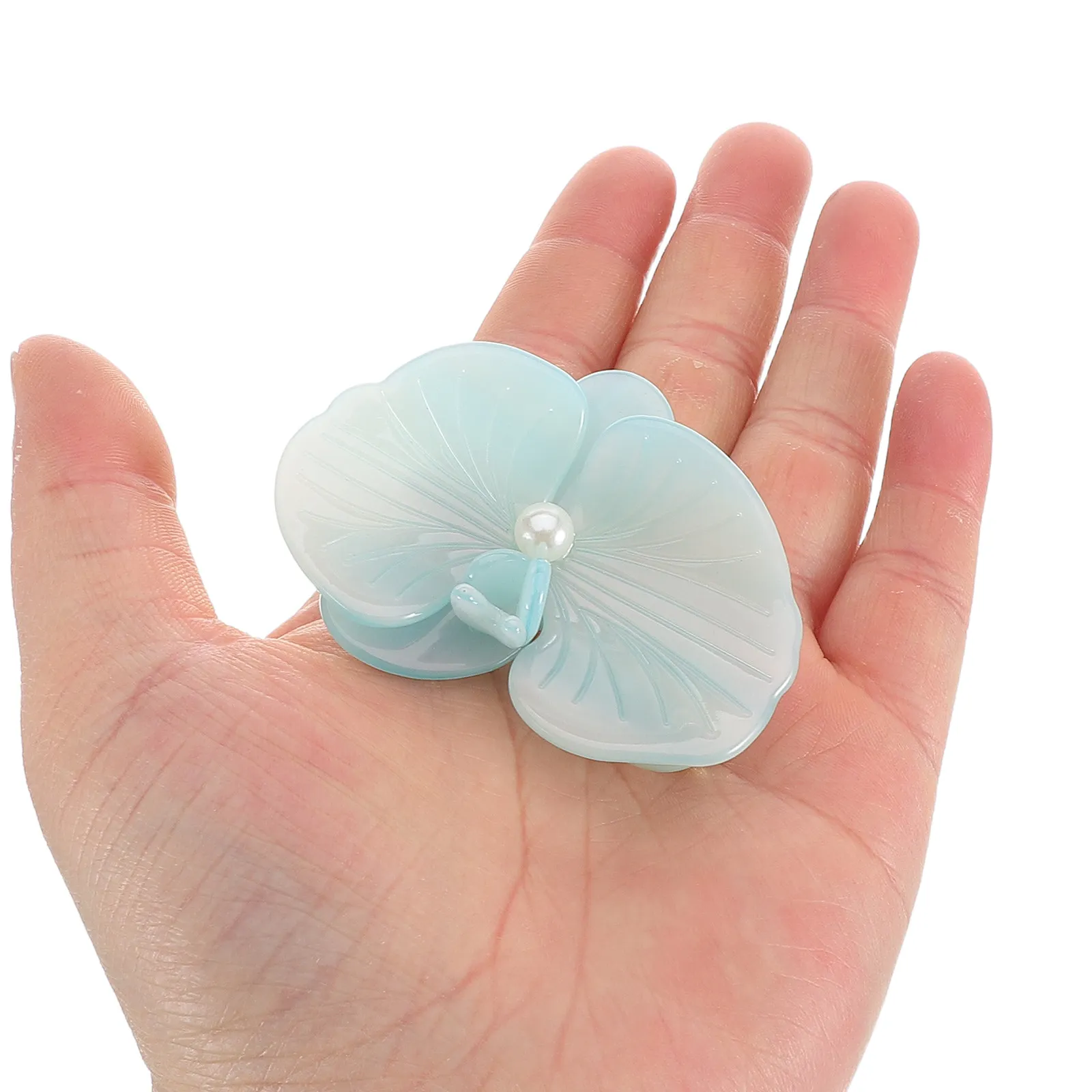 

Butterfly Orchid Hair Clips Non Slip French Barrettes Elegant Floral Hair Accessories for Women Daily Wear Party Styling Unique