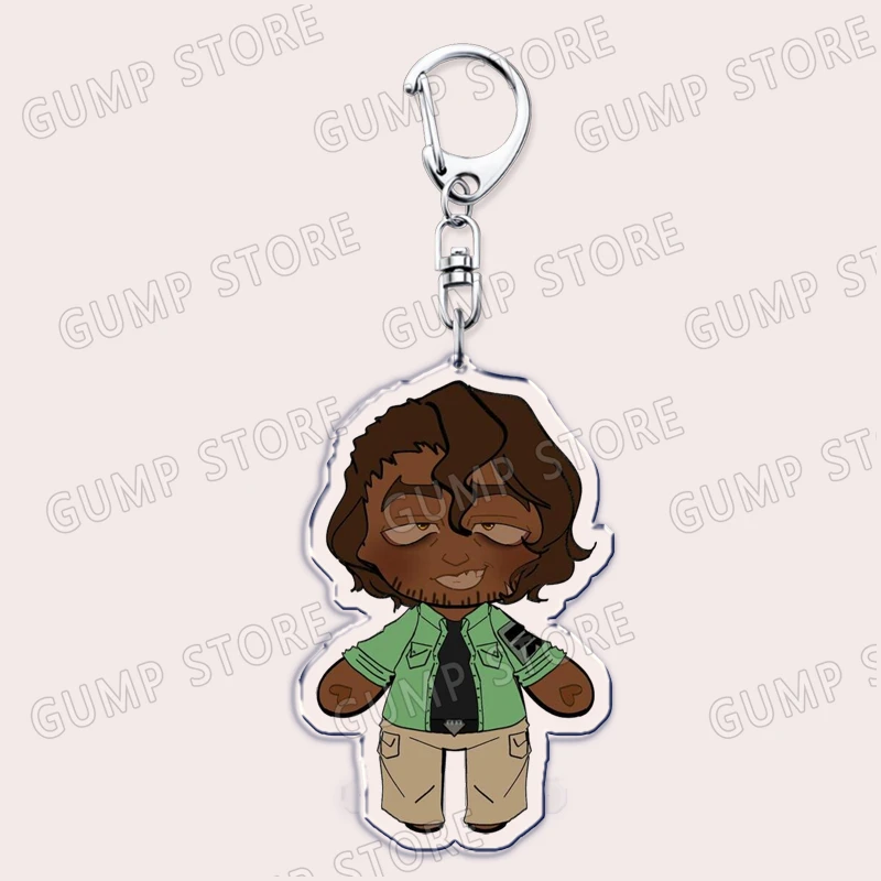 Hot Game YKMET Boyfriend To Death Keychain for Accessories Pet Strade Ren Lawrence Keyring Jewelry Friends Fans Gamers Gifts
