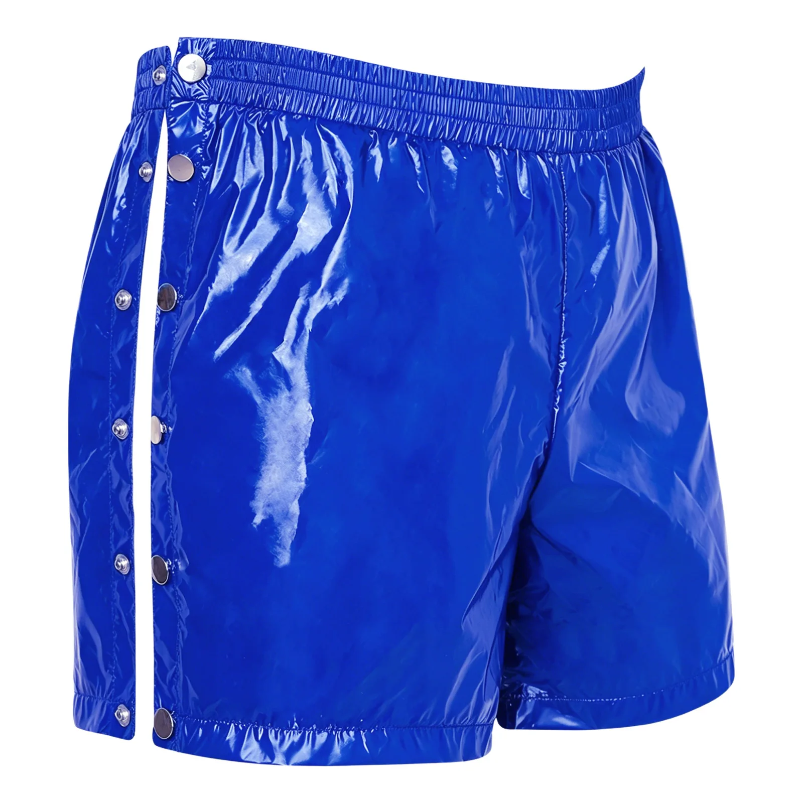 

Mens Waterproof Adaptive Shorts with Sides Buttons Swim Trunks Leak-proof Boxer Shorts Elderly Patient Special Needs Nursing
