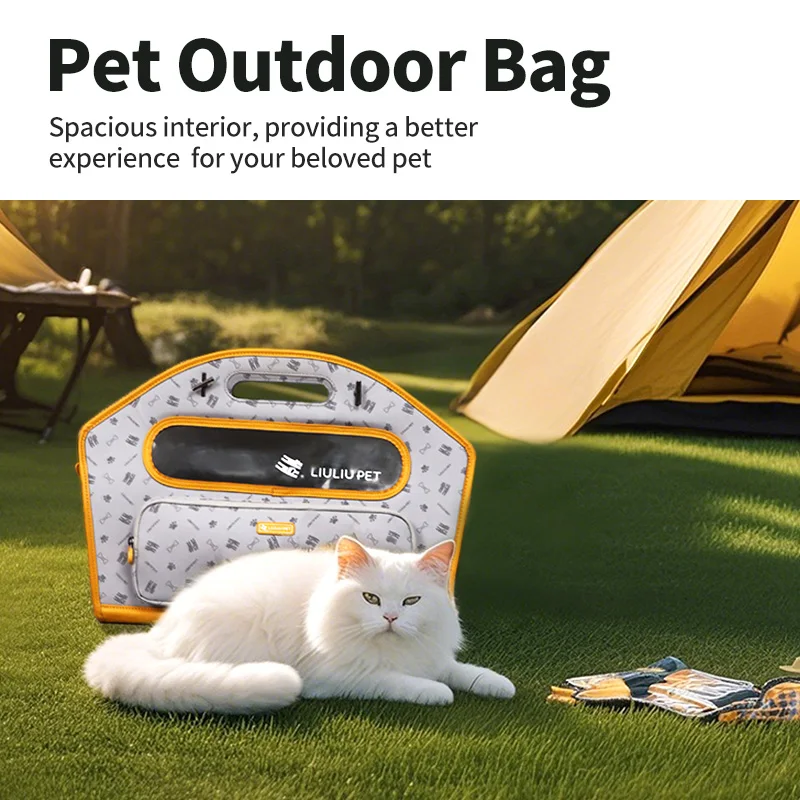Bolsa de transporte para gatos con bandolera, ideal mascotas pequeñas - imagen 2