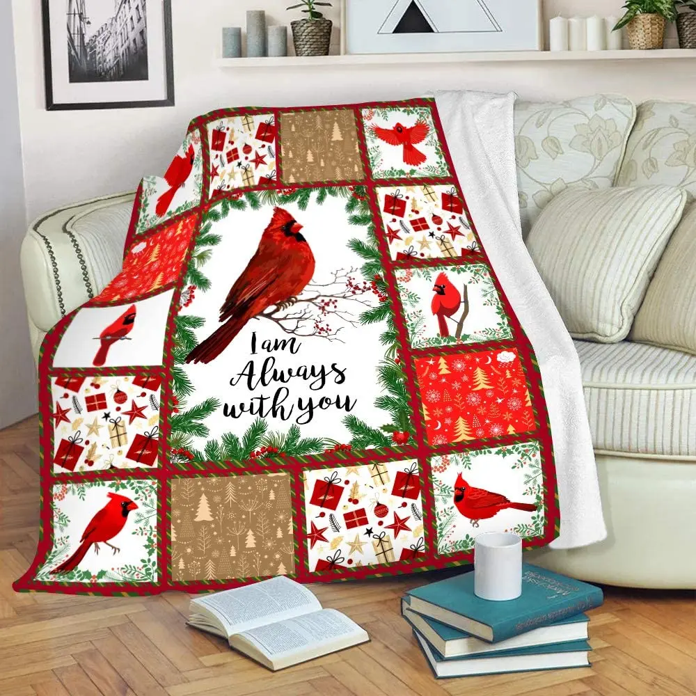 Birds Sherpa Blanket Super Soft Throw Fleece Warm Blanket for Bedroom Couch Sofa Living Room Decor