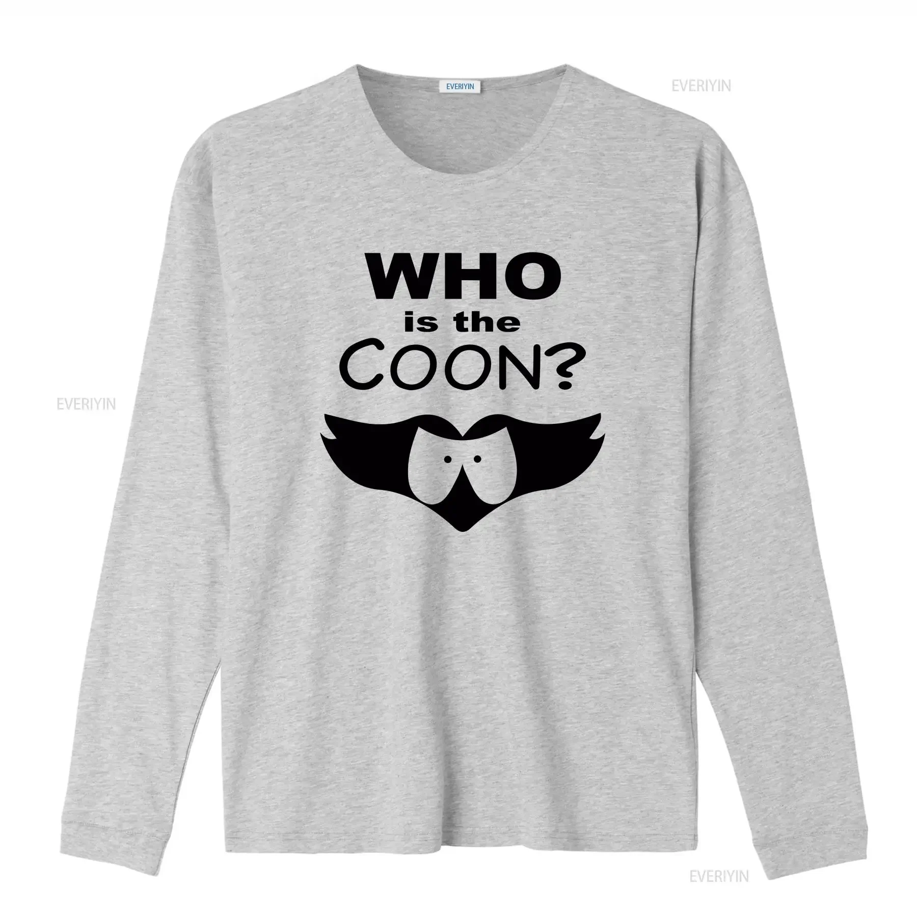 124 تي شيرت رجالي من Who is the Coon زي جنوبي مضحك بارك إريك برنامج تلفزيوني ريترو جديد عتيق مغسول للارتداء اليومي جرافيك