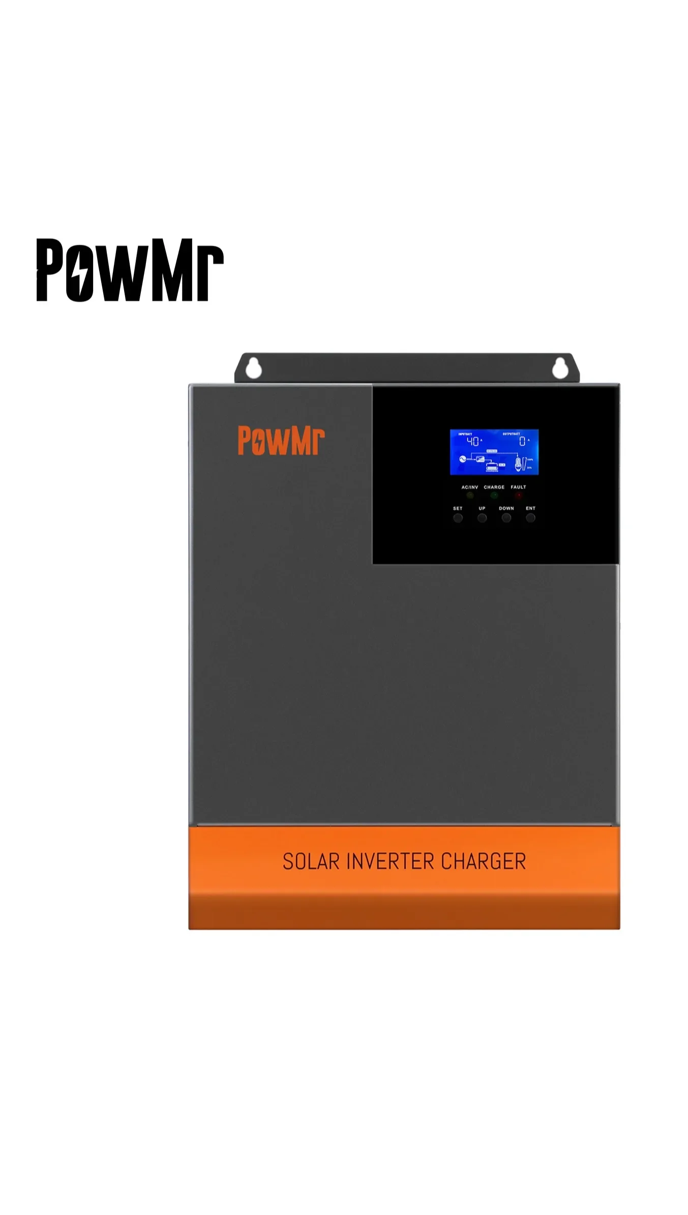 In Stock!! PowMr Solar Power 5KW MPPT 80A Charge Controller 48V 110V AC Max 5000W 500V PV Input All In One Hybrid Solar Inverter