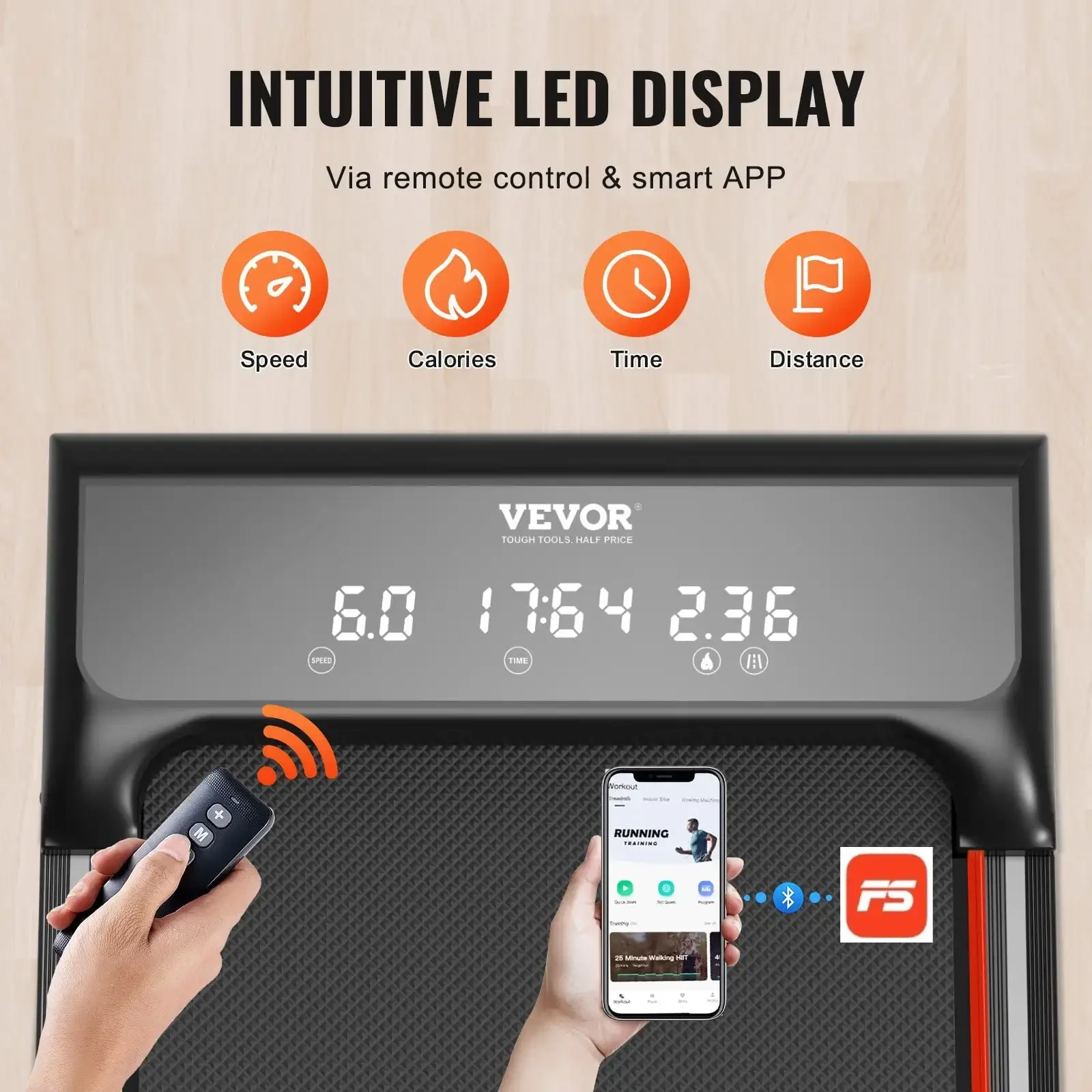 Walking Pad Under Desk Incline Treadmill for Home Office Working Jogging