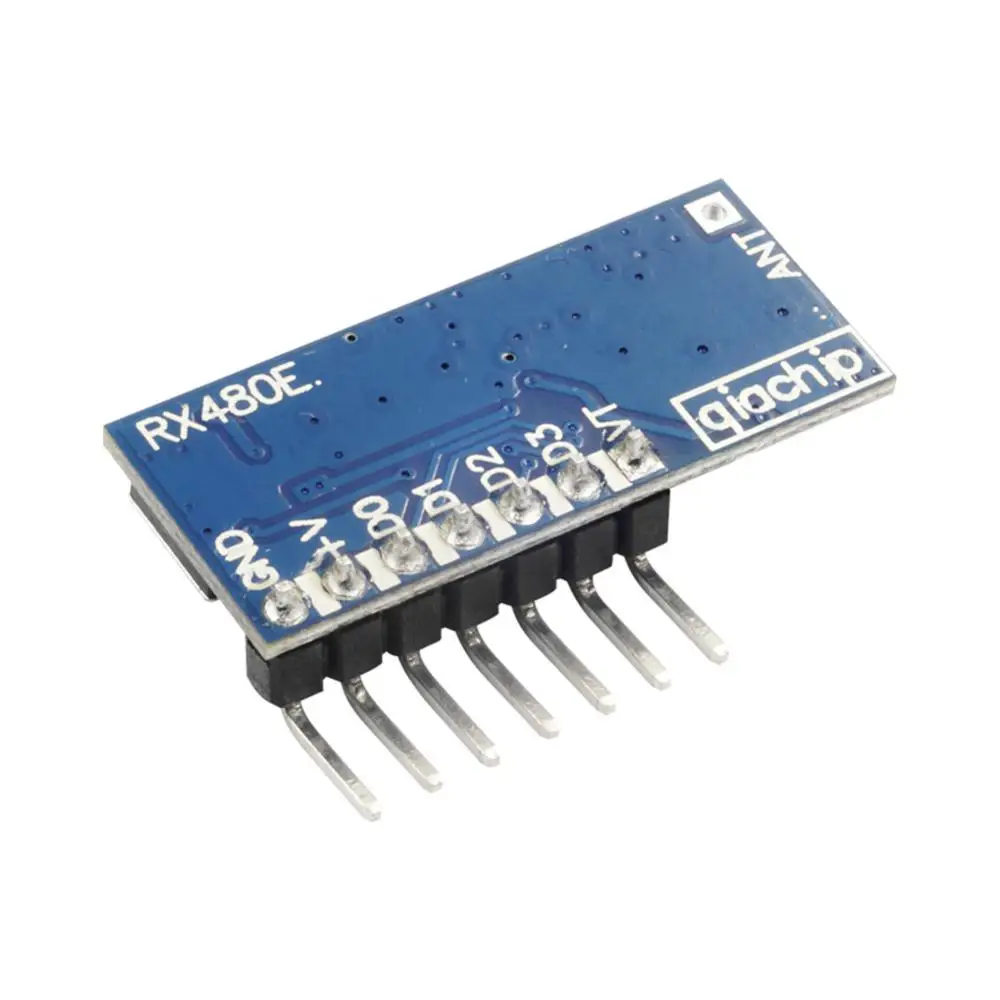 Superheterodyne Self-locking Rf Relay 433mhz Rx480e-4ch Wireless Receiver Module Receiving Module For Superheterodyne