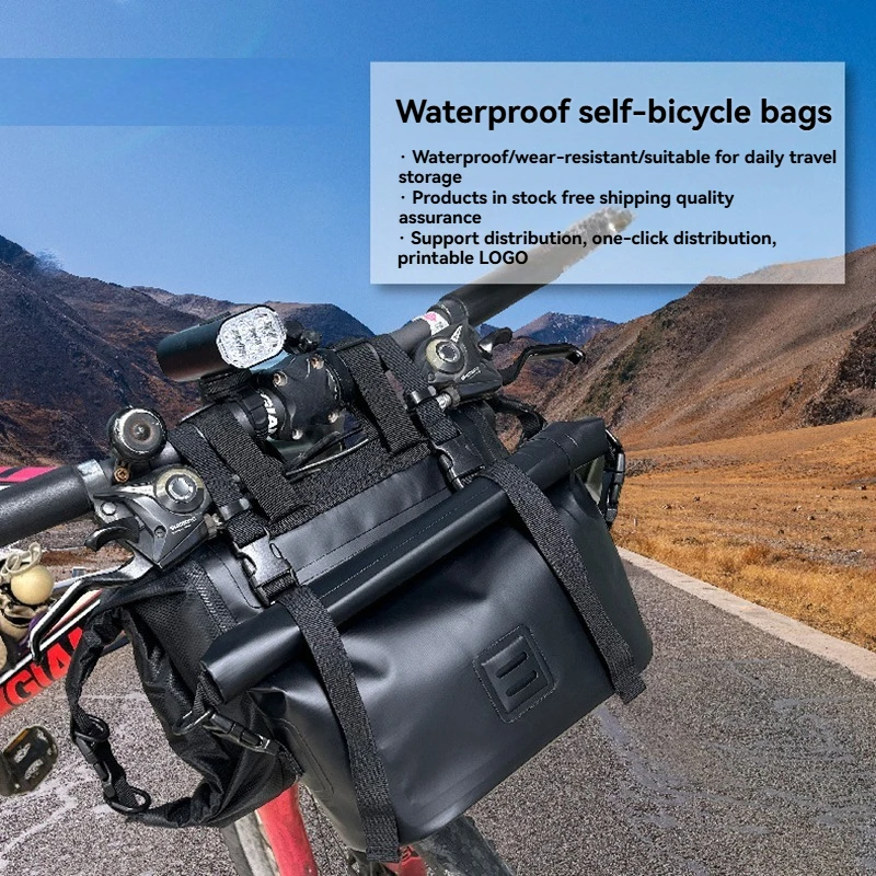 

Waterproof Bicycle Handlebar Bag Large Capacity Front Tube Bike Bag Multifunction Portable 7L 19L Road Cycling Handlebar Bags