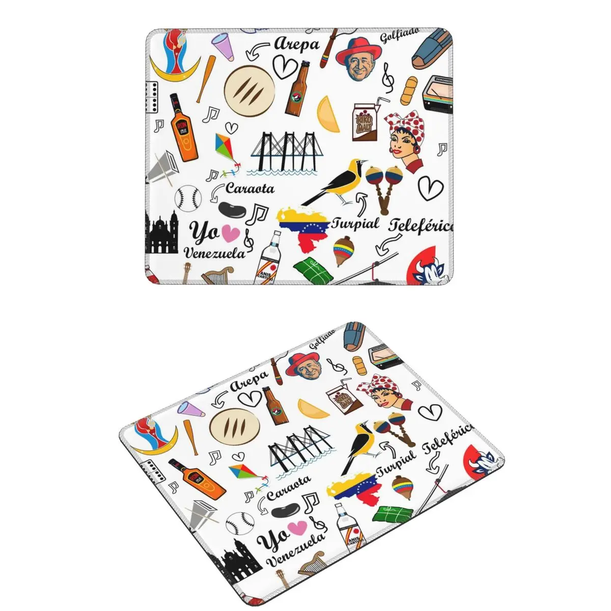 

Venezuela Feelings Mouse Pad Computer Keyboard Mouse Mat Gaming PC Desk Mat Office Accessories Table Mats