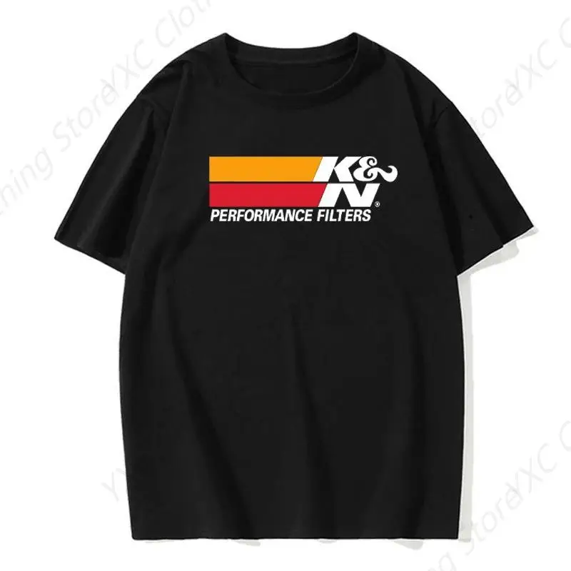 K&N High Performance Air & Oil Filters Air Intakes men's T-shirt- Short Sleeve Crew Neck Soft Fitted Tees S - 6XL Fresh