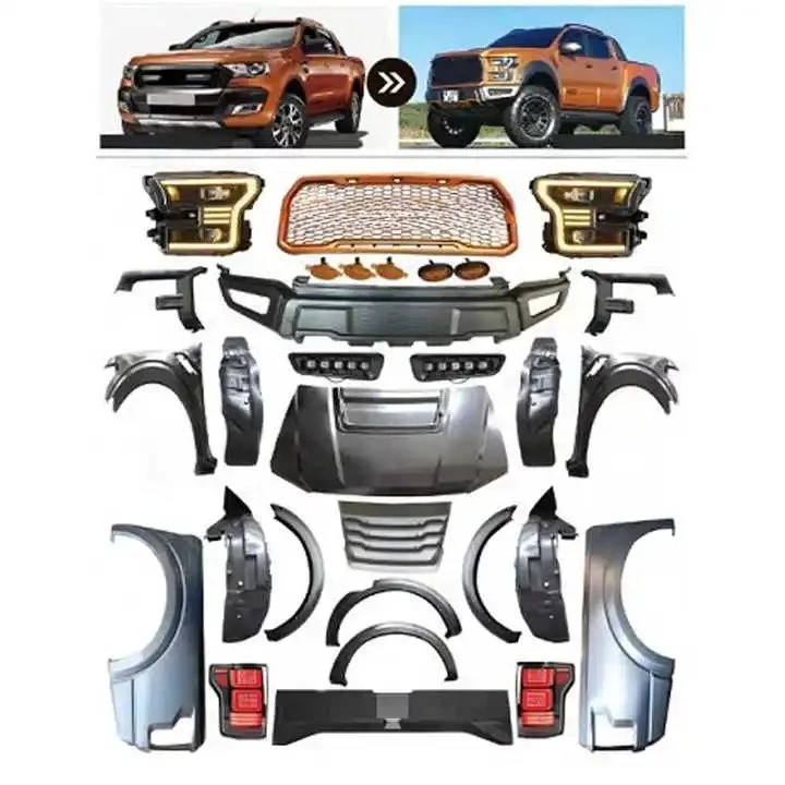 

High Quality Accessory Car Ford Ranger Modified Body Kit 2012-2021 Upgraded to F150