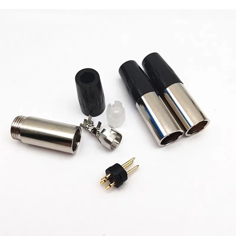 3/4/5/6 Pin Female Plug Male Socket Mini Microphone Audio Connector XLR Cable Soldering MIC Adapter