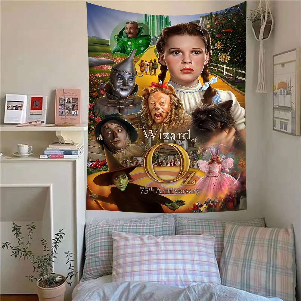 The W-Wizard of O-Oz Chart Tapestry for Living Room Home Dorm Decor Art Home Decor