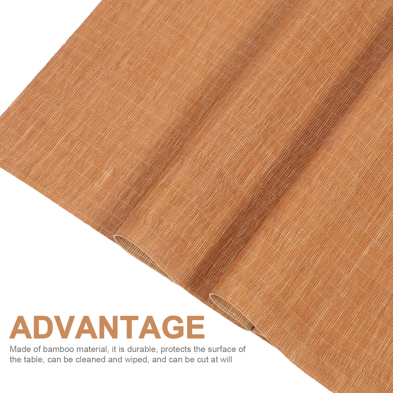 

Tea Mat Bamboo Woven Table Runner Washable Japanese Style Party Ceremony Hotel Restaurant Decoration Shake Clean