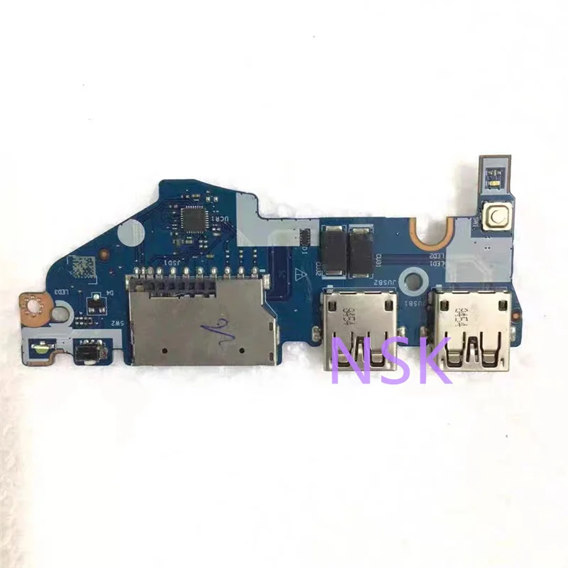 Imagem -02 - Áudio io Board para Lenovo Usb Switch Board Leitor de Cartão sd Ls-c312p Ls-h201p H211 E3170 E3180 4350u738l01 S34014api Novo