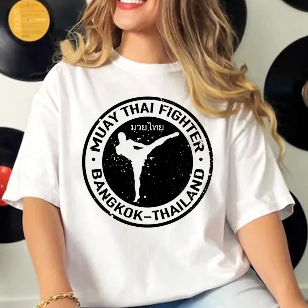 Muay Thai Tee women designer t-shirts girl designer clothing