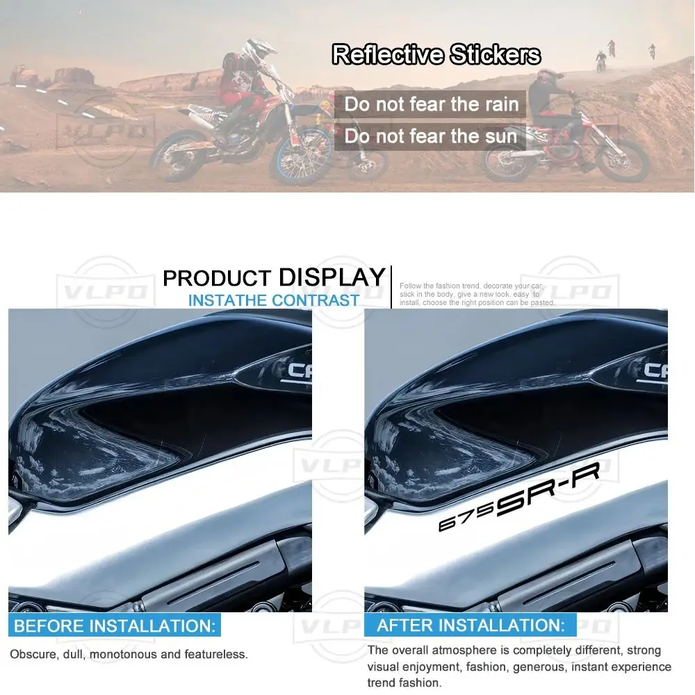 Motorcycle Stickers Waterproof Decals for CF MOTO 675SRR 675SR-R 675SR R CFMOTO 675 SRR SR-R SR R 2025 Accessories