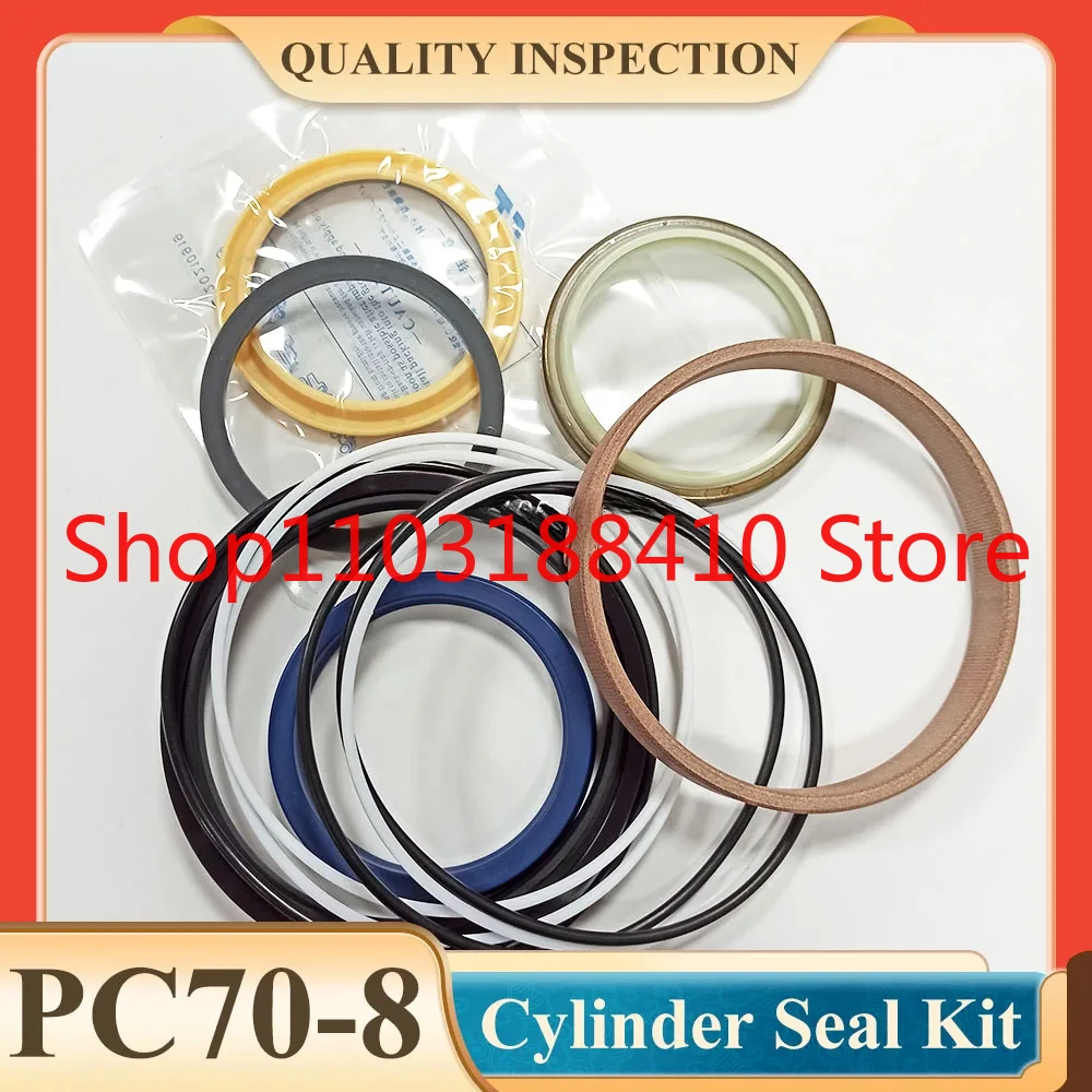 

Boom Bucket Arm Seal Kit for Excavator Hydraulic Cylinder Repair Kit PC70-8
