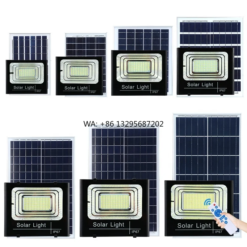 

Sunshine Waterproof All Diecast Aluminum Garden Outdoor 100W LED Solar Flood Lights