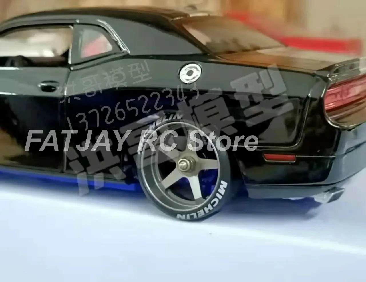 Titanium Five-Spoke Drift Upgrade Hubs FATJAY | High-Precision | MINI-Q MINI-D MINI-Z DRZ WLtoys Mini Cars
