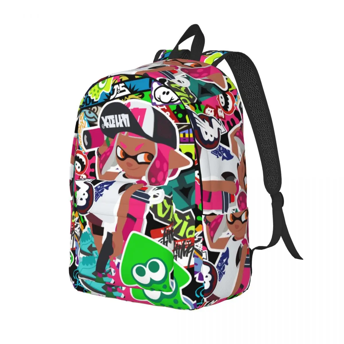 Gioco Splatoon per uomo donna studente scuola Bookbag Cute Octopus Daypack medio alto College escursionismo