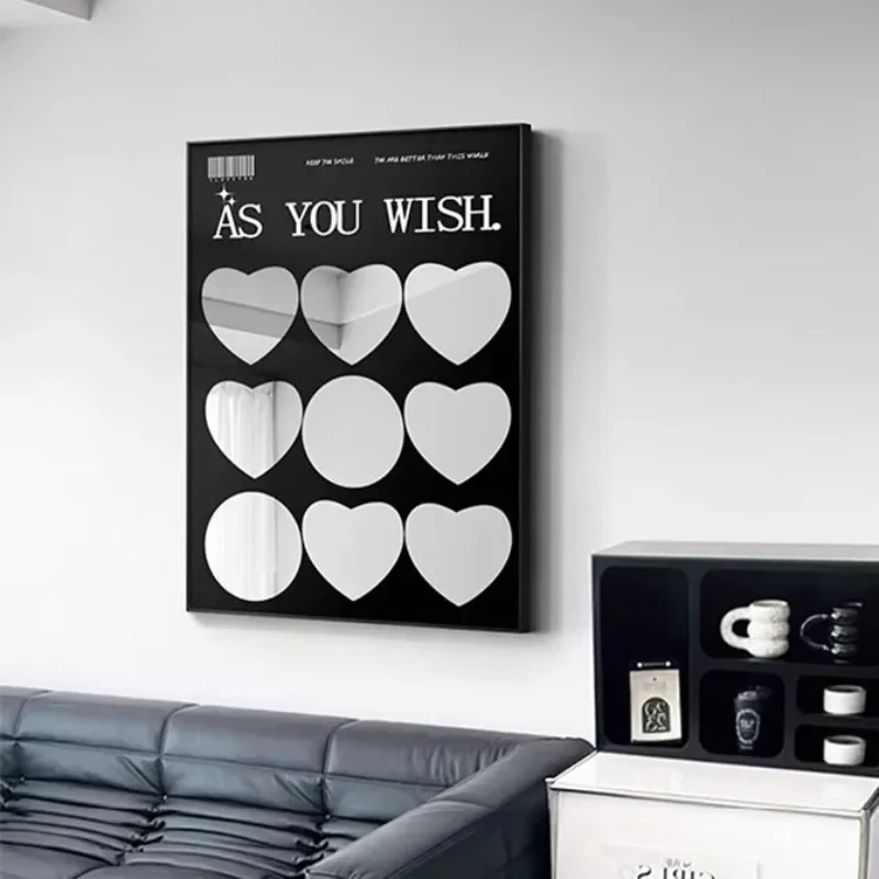Modern Simple Living Room Mirror Decorative Painting Creative Painting Bedroom Dressing Room Luxury Wall Hangings Home Decor