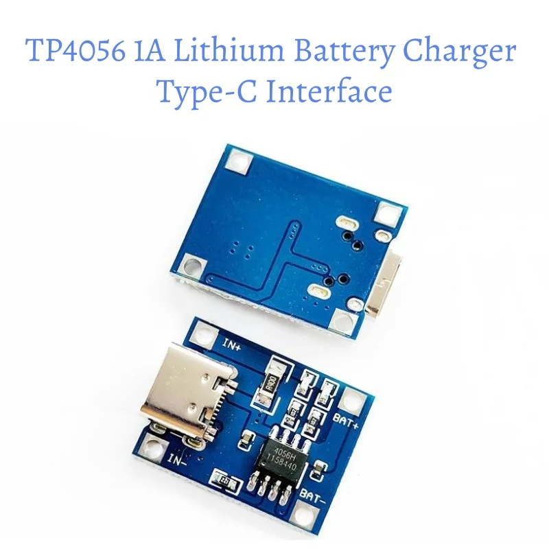 5PCS 5V 1A Micro/Type-c/Mini 18650 TP4056 Lithium Battery Charger Module Charging Board With Protection Dual Functions Li-ion