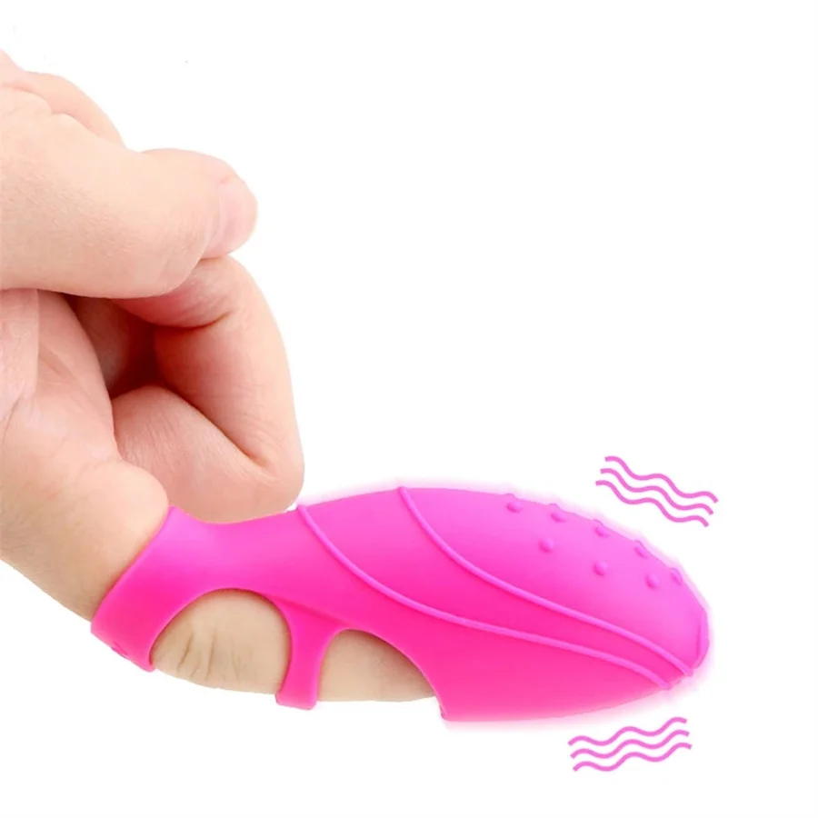 Finger Sleeve Vibrator G Spot Massager Clitoris Stimulator Female Masturbation Vibrators Orgasm Sex Toys For Women Lesbian