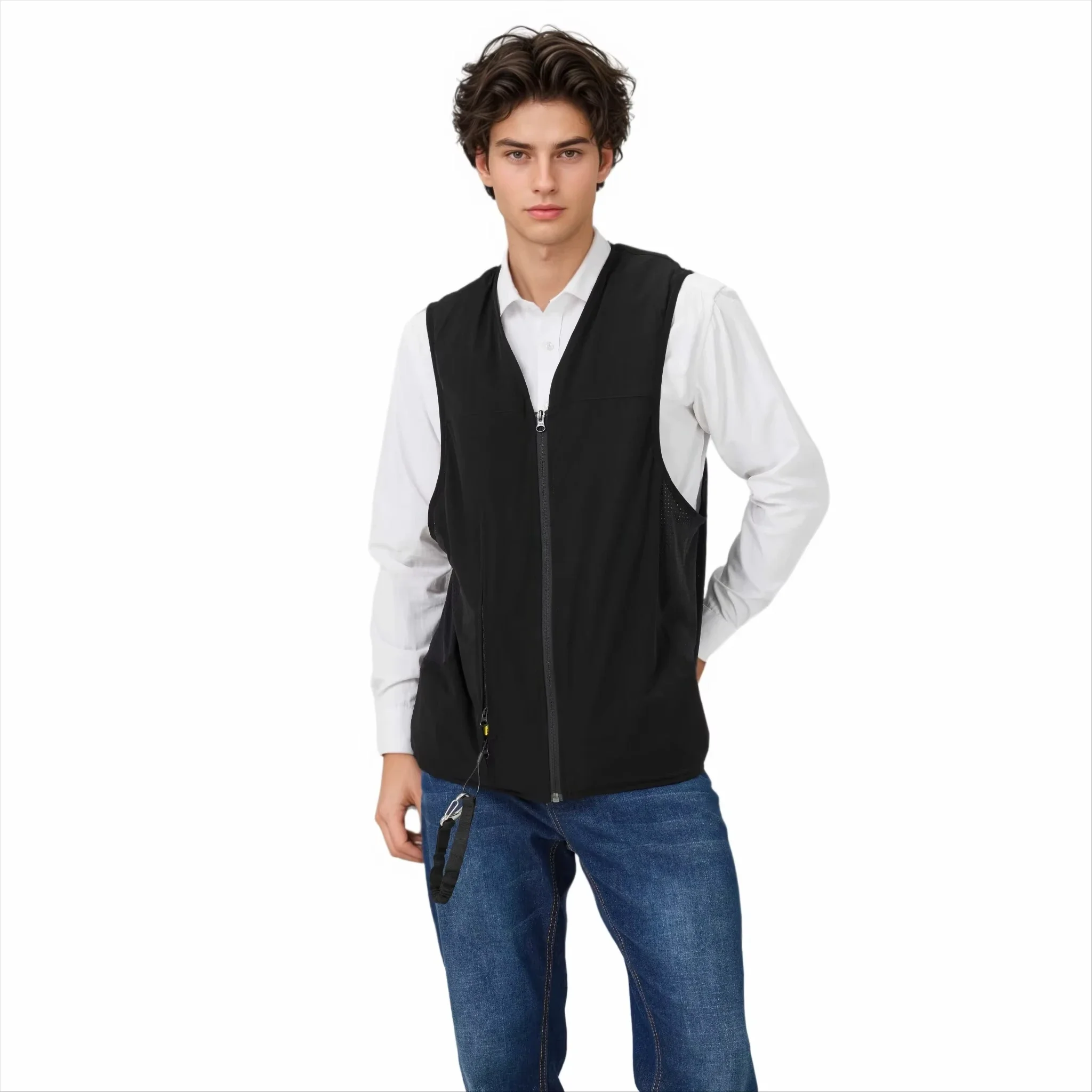 Equestrian riding airbag vest