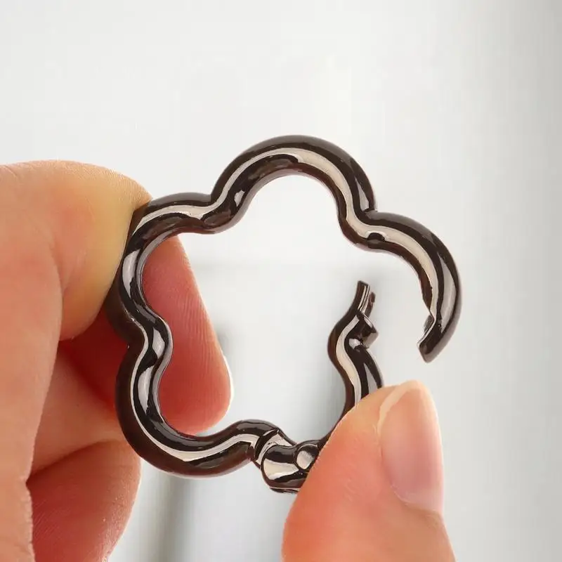 5 قطعة نجمة بطة زهرة شكل الربيع حلقة مفتوحة مشبك حلقة تسلق المفاجئة كليب لحقيبة جلدية حقيبة يد حزام حزام موصل