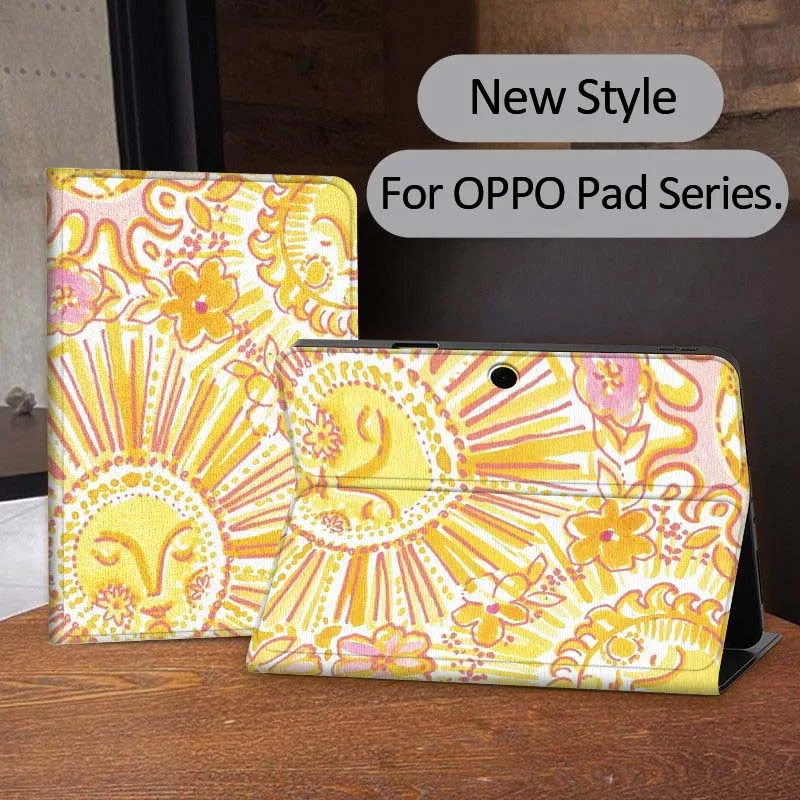 

Sun Art Illustration Pattern For OPPO Realme Pad 3 11 2 4 Pro Air Neo SE X 11 11.61 11.4 12.1 13.2 Inch Tablet Case