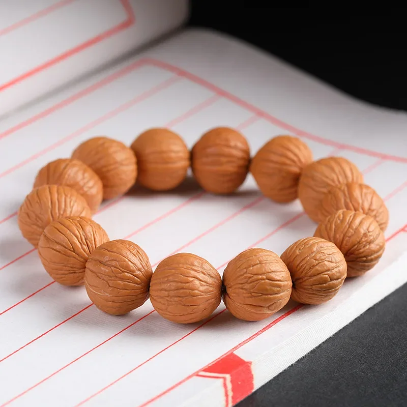 Natural Ecology Leather Color Wild Wind Monkey Walnut Bracelet Crafts Hand Pieces Select