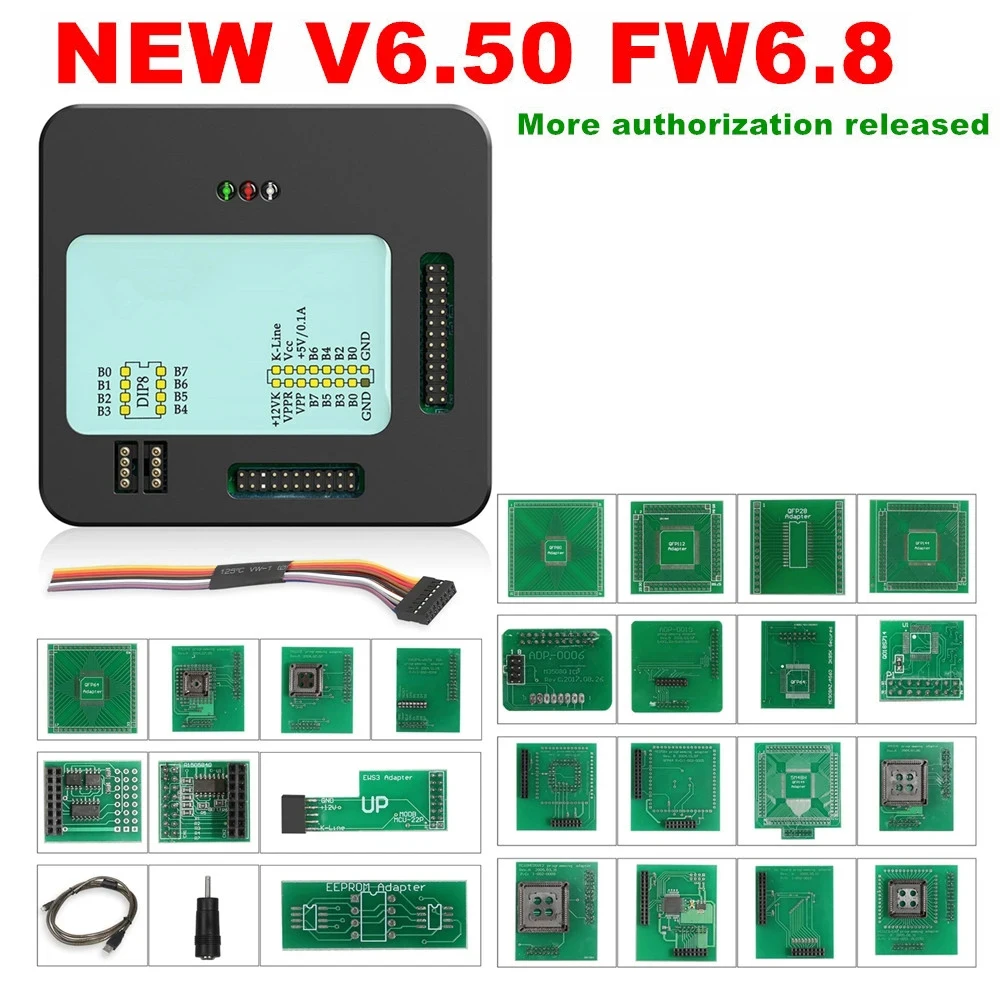 V6.50 XProg M X-prog ECU Chip Tuning Programmer Tool X PROG M with Full Adapters Auto ECU Programmer Add More Authorization