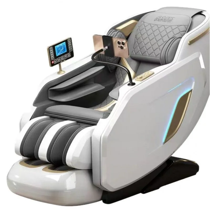 2025 كرسي تدليك فاخر جديد SL المسار 4 الأيدي محرك مزدوج المنزل كامل الجسم متعدد الوظائف AI كرسي أريكة ذكي #5