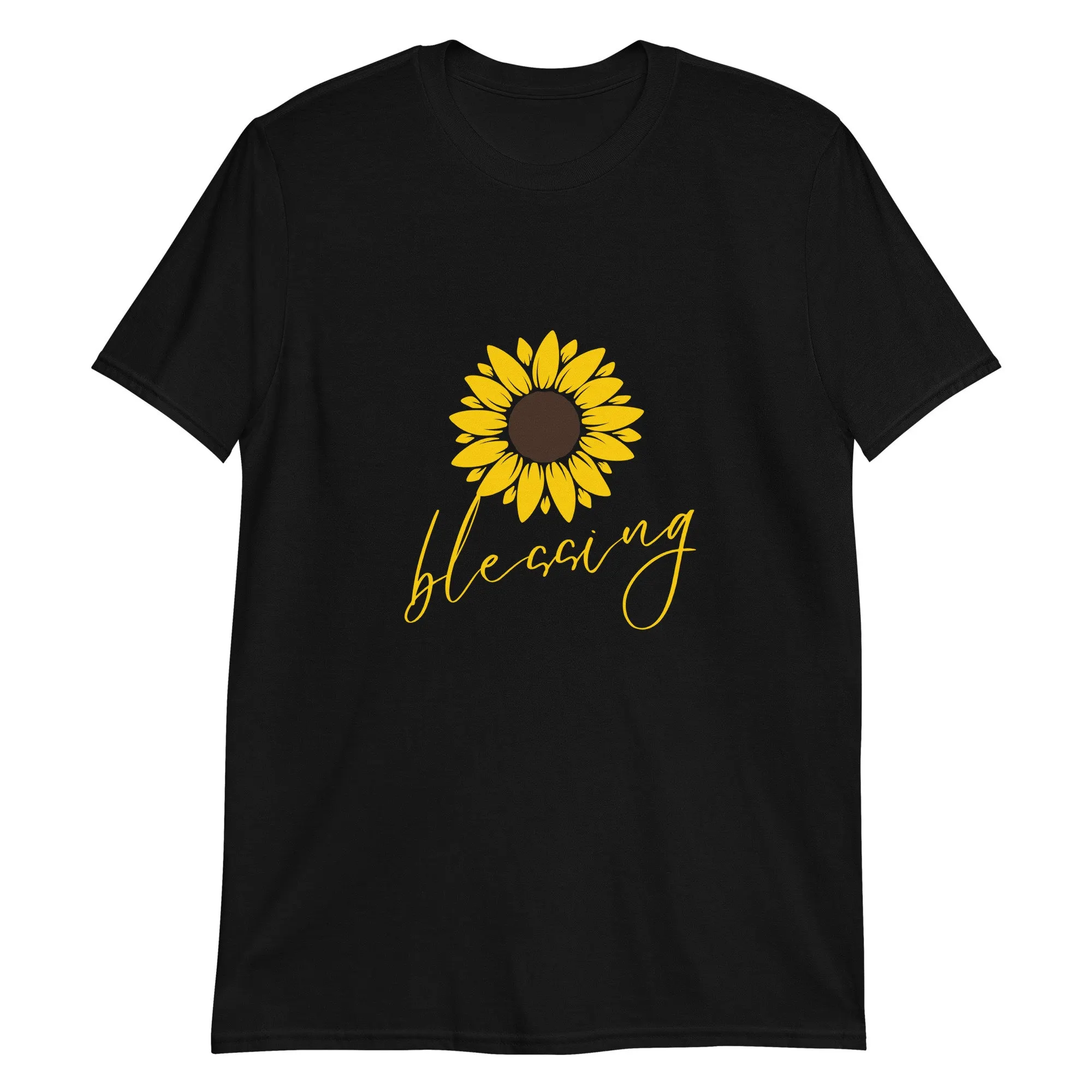 Sunflower Blessing Uplifting Floral T Shirt