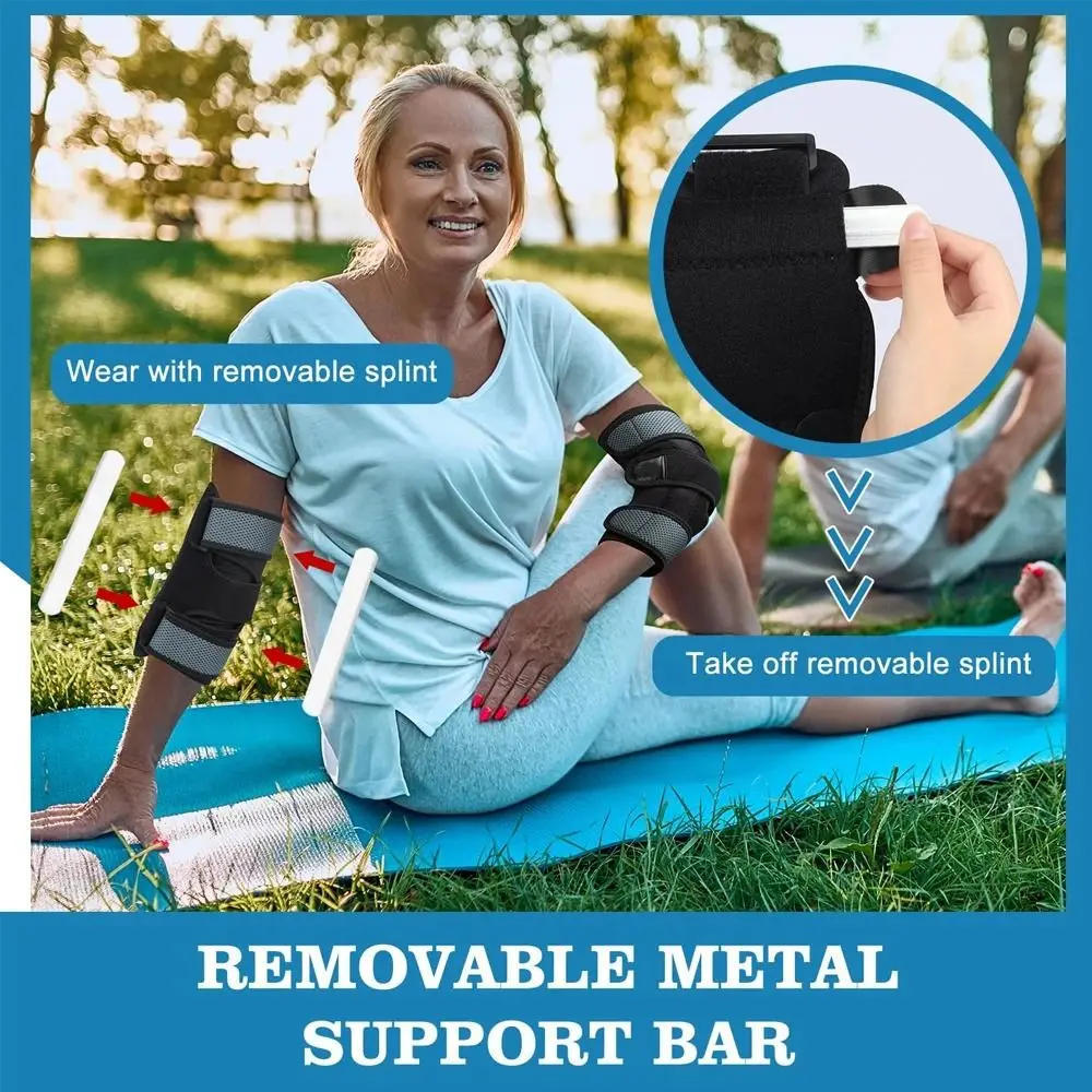 

Регулируемая поддержка локтя для предотвращения столкновений, эластичная дышащая эластичная налокотная подставка, регулируемый налокотник, фитнес-спорт