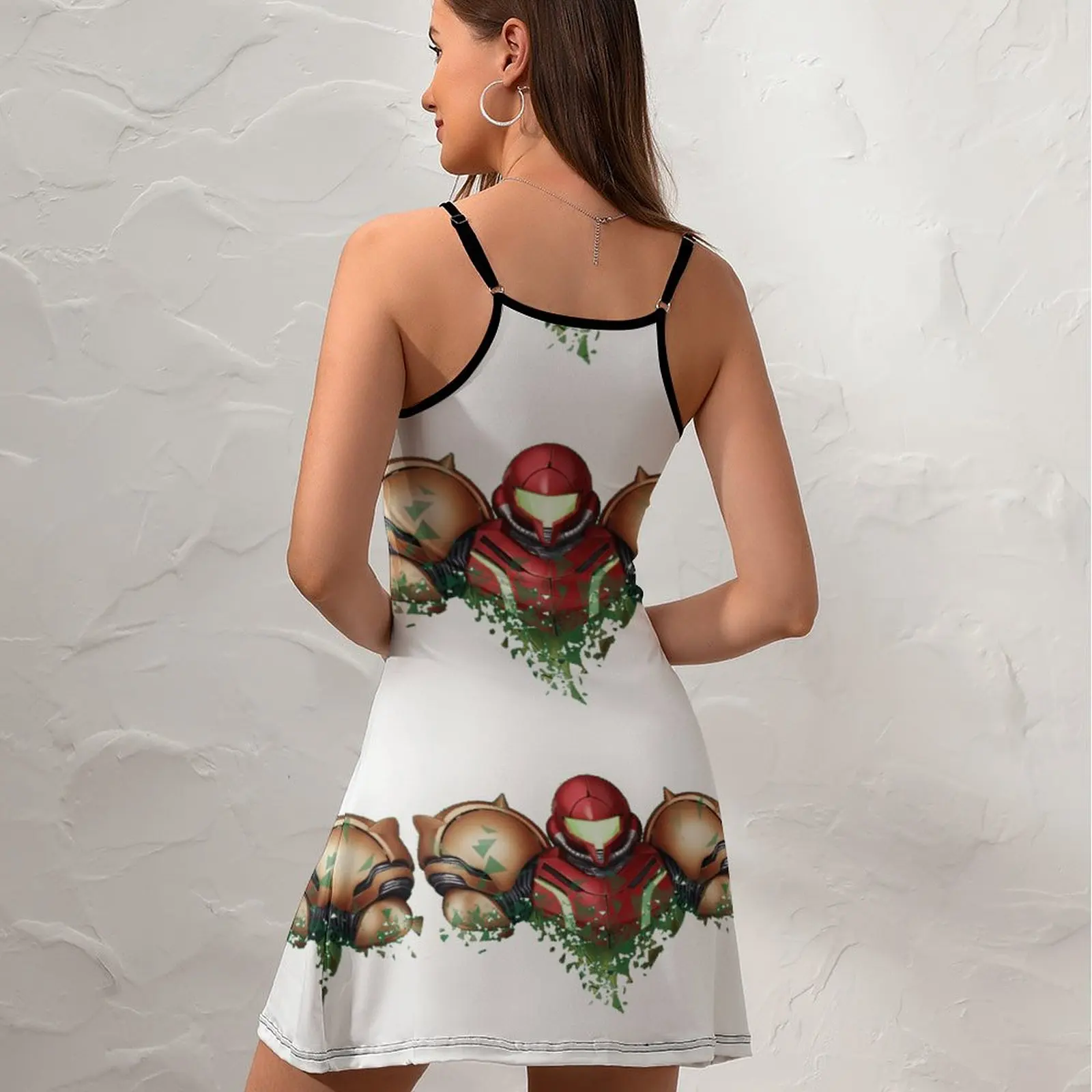 Metroidss Metroidss  Women's Sling Dress Humor Graphic The Dress Unique Exotic Woman's Clothing  Vacations