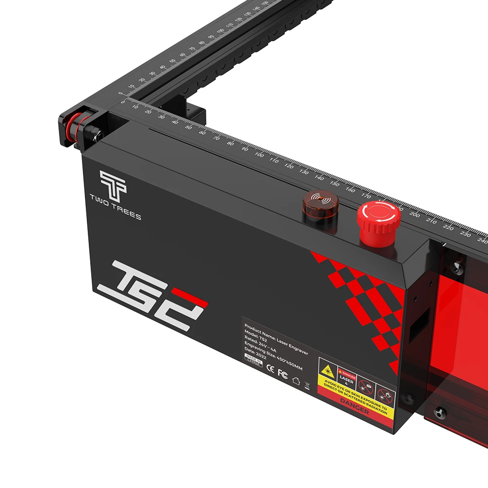 Twotrees TS2-20W Macchina per incisione laser su metallo Supporto Stampa offline 12mm Legno Acrilico Utensili CNC Incisione Dimensioni 410 * 410mm