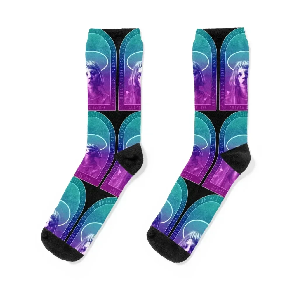 

Aurora Aksnes - You Cannot Eat Money Socks Running Antiskid soccer Thermal man winter winter gifts Girl'S Socks Men's