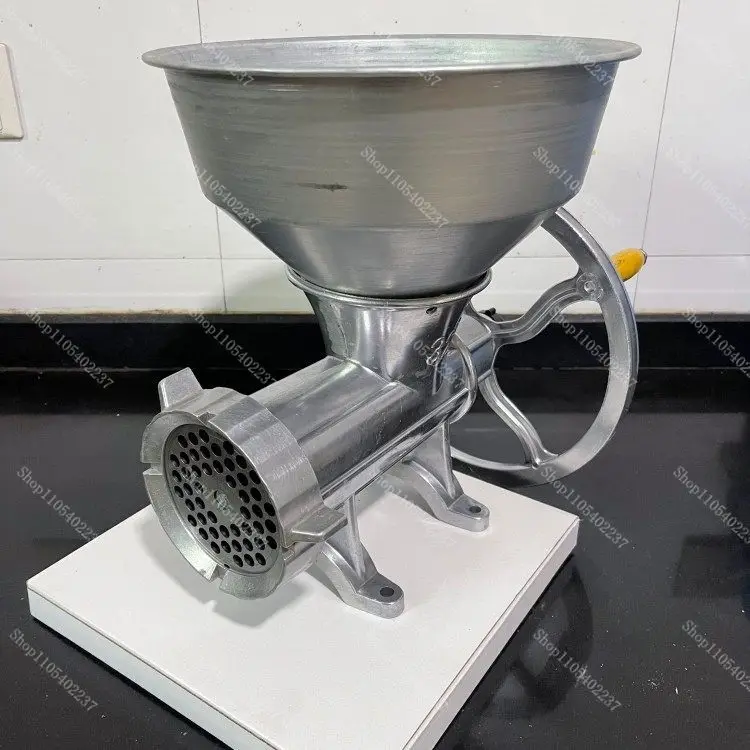 Manual Meat Grinder No 32 Hand Operated Sausage Stuffer Old Style Mincer Aluminum Alloy Vegetable Mincer Chili Chicken