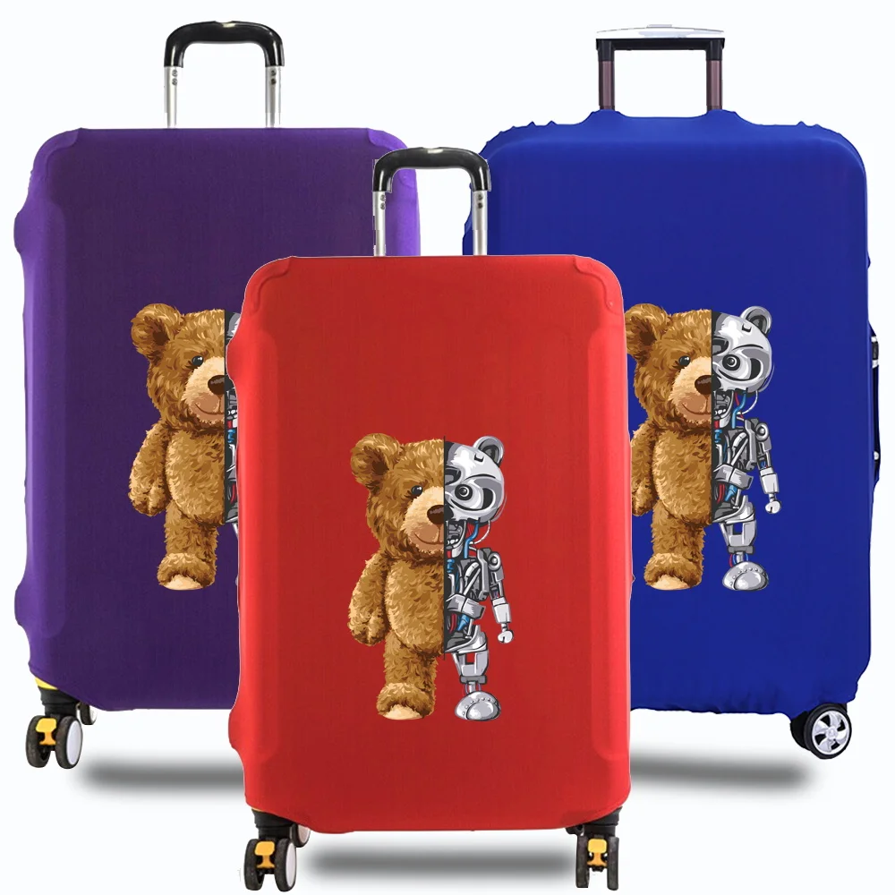 

Luggage Protective Covers Luggage Cover Suitcase Protector Travel Accessories Fit 18-32 Inch Luggage Boot Bear Printing Series