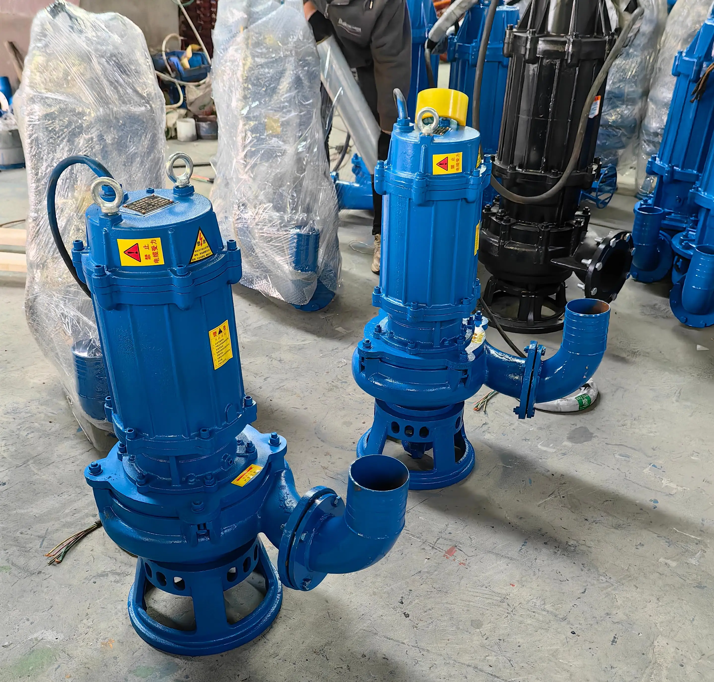 High-Flow Electric Submersible Sewage Slurry Pump for Mining for High Pressure & Wastewater