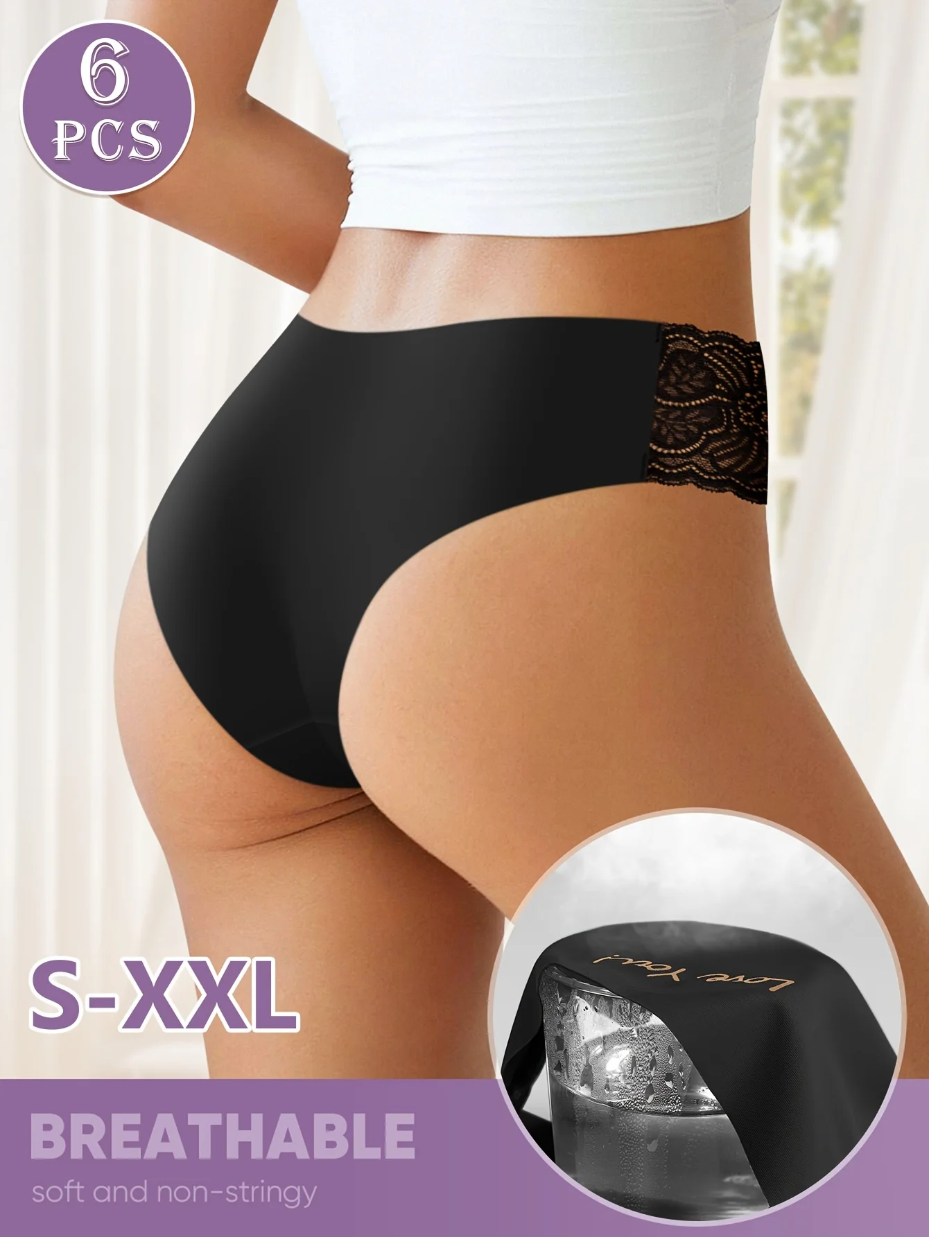 Thumbnail 4 - #30 Latest Womens Lace Trim Comfort Panties Updates