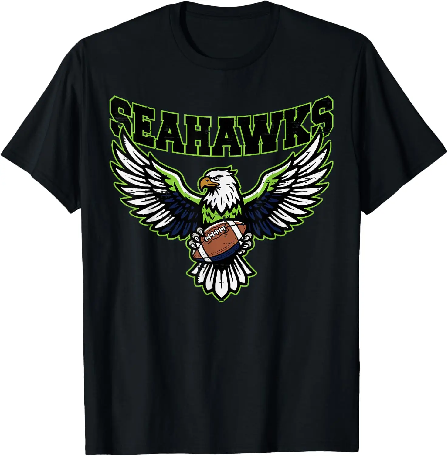 Seahawk Women Men Kids Boys Girls Youth Teen T-Shirt Stylish, Breathable, 100% Cotton Short-Sleeve Tee With Fun, Humorous