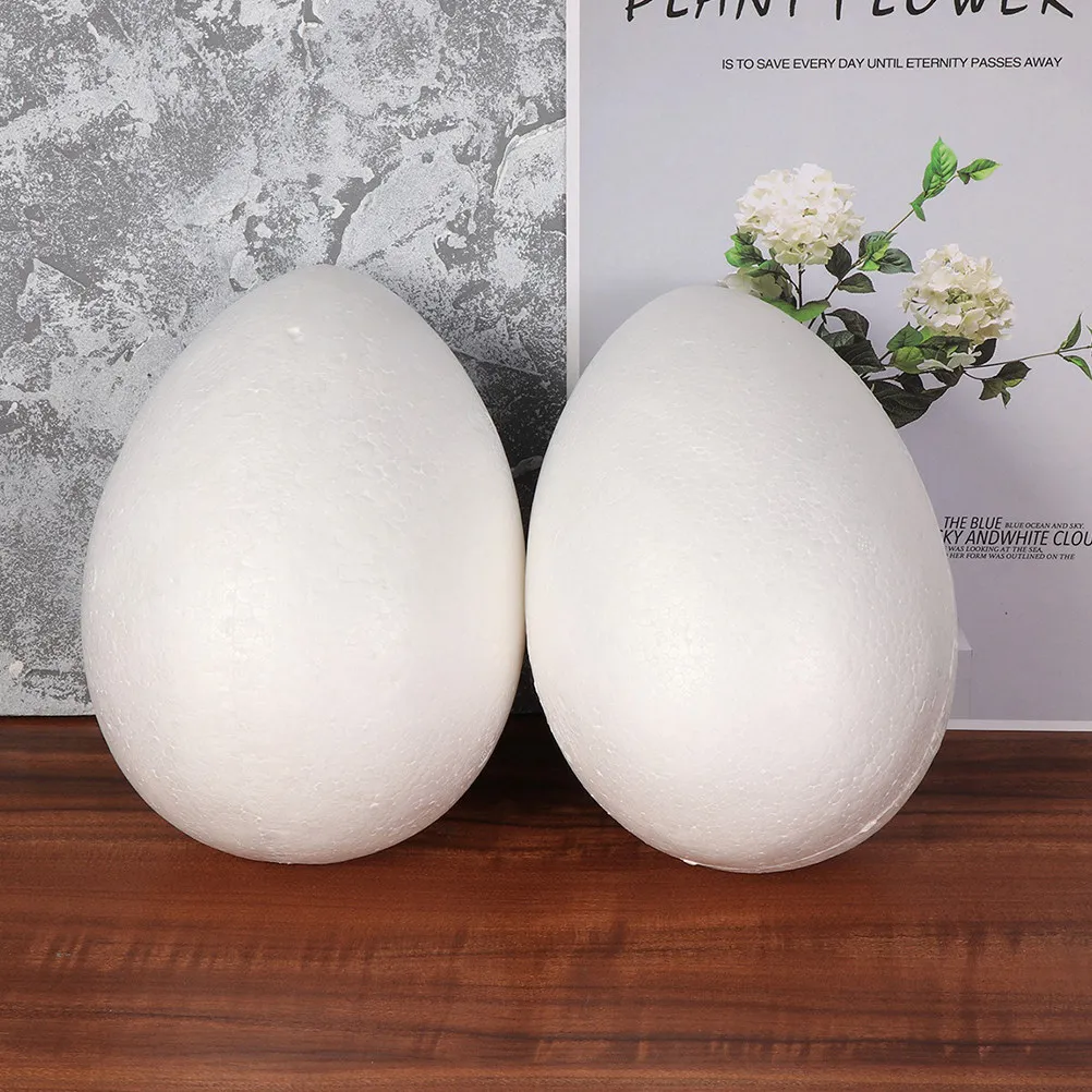 6Pcs Easter White Eggs DIY Painting Crafts Fine Motor Skills Development Kid Festival Decoration Easter Party DIY Supplies